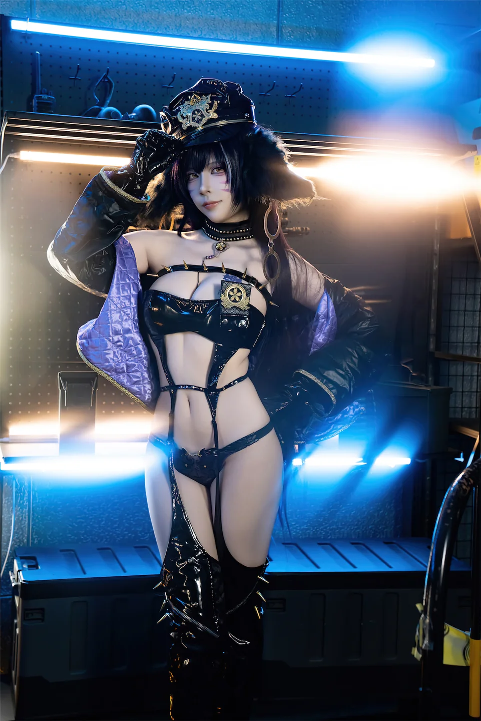 二佐Nisa - No.191 碧蓝航线·武藏 女警 [25P-101MB] tg@simisebaisi 【丝足阁】006.webp